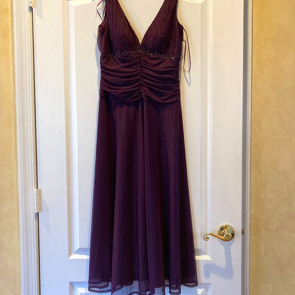 JS BOUTIQUE PURPLE SEQUIN MIDI DRESS, 4